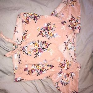 floral crop top
